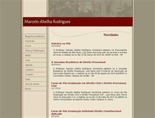 Tablet Screenshot of marceloabelha.com.br